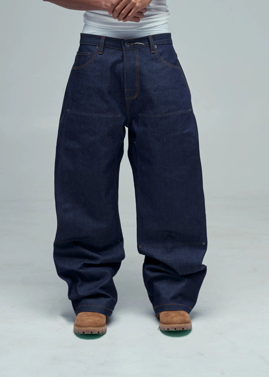 Indigo Double Pocket Jeans - Unisex