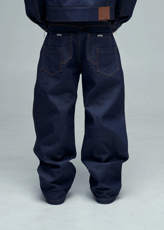 Indigo Double Pocket Jeans - Unisex
