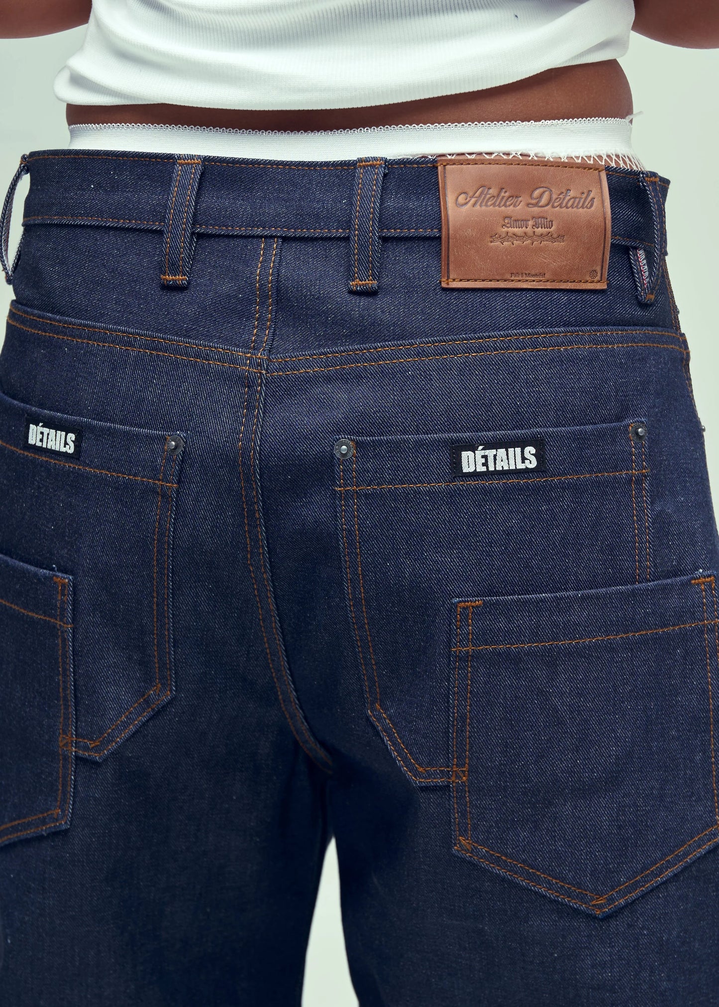 Indigo Double Pocket Jeans - Unisex