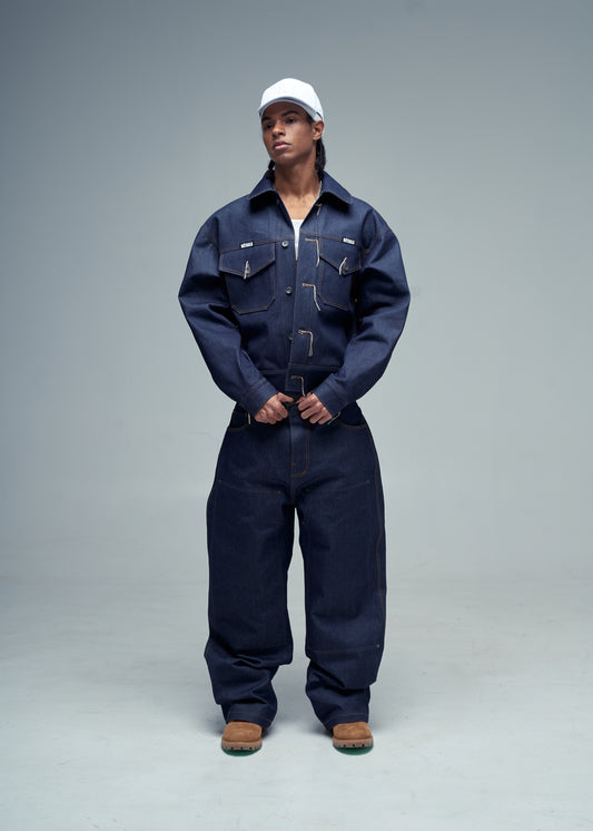 Indigo Double Pocket Jeans - Unisex