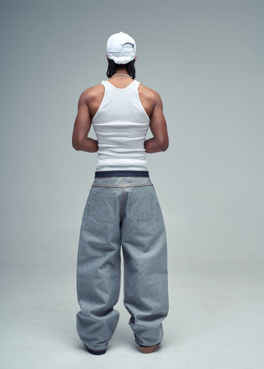 "Amor Mio" Reversible Jeans