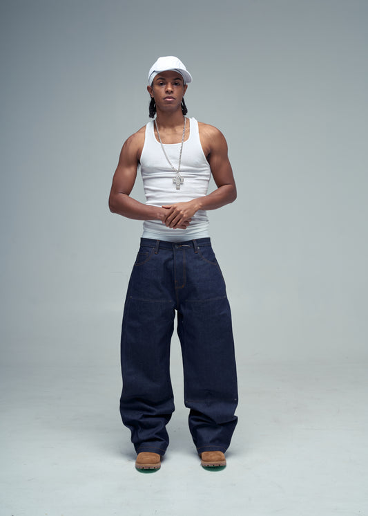 "Amor Mio" Reversible Jeans