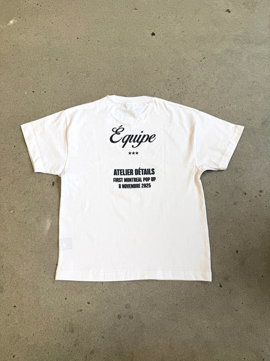 ''ÉQUIPE'' Team Merch - From the first Montreal Pop Up, Nov 8 2025.